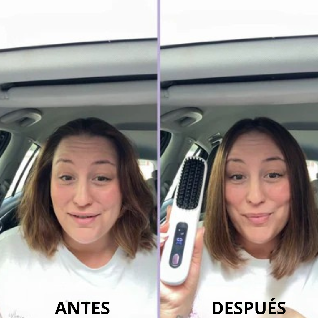 ¡Peina tu confianza al instante! Peine alisador inalambrico +REGALO  aceite esencial colágeno