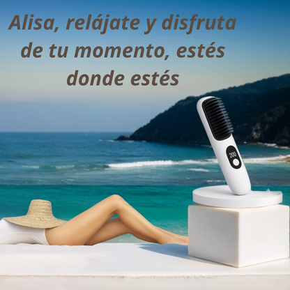 ¡Peina tu confianza al instante! Peine alisador inalambrico +REGALO  aceite esencial colágeno